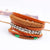 4pcs/set Multi-color Punk  Alloy Rope Bracelets
