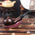 Wood Bent Smoke Tobacco Dis-mountable Pipe
