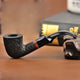 Wood Bent Smoke Tobacco Dis-mountable Pipe