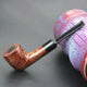 Wood Bent Smoke Tobacco Dis-mountable Pipe