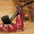 Wood Bent Smoke Tobacco Dis-mountable Pipe