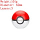 3 Parts Grinder Game Pokemon and Pokeball