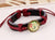 Round Charm Hand Woven Bracelets