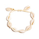 Boho Ocean Beach Hemp Macrame Shell Bracelet