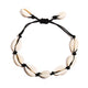 Boho Ocean Beach Hemp Macrame Shell Bracelet