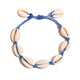 Boho Ocean Beach Hemp Macrame Shell Bracelet