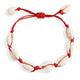 Boho Ocean Beach Hemp Macrame Shell Bracelet