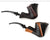 Briar Wood Tobacco Bent Mouthpiece Pipe