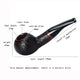 Fashion High-Grade Short Bent Smoking Pipe