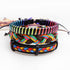 4pcs/set Multi-color Punk  Alloy Rope Bracelets