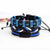4pcs/set Multi-color Punk  Alloy Rope Bracelets