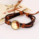 Vintage Designer Round Charm Bracelet Bohemia