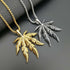 2 Color Hemp Leaf Pendant