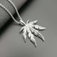 2 Color Hemp Leaf Pendant